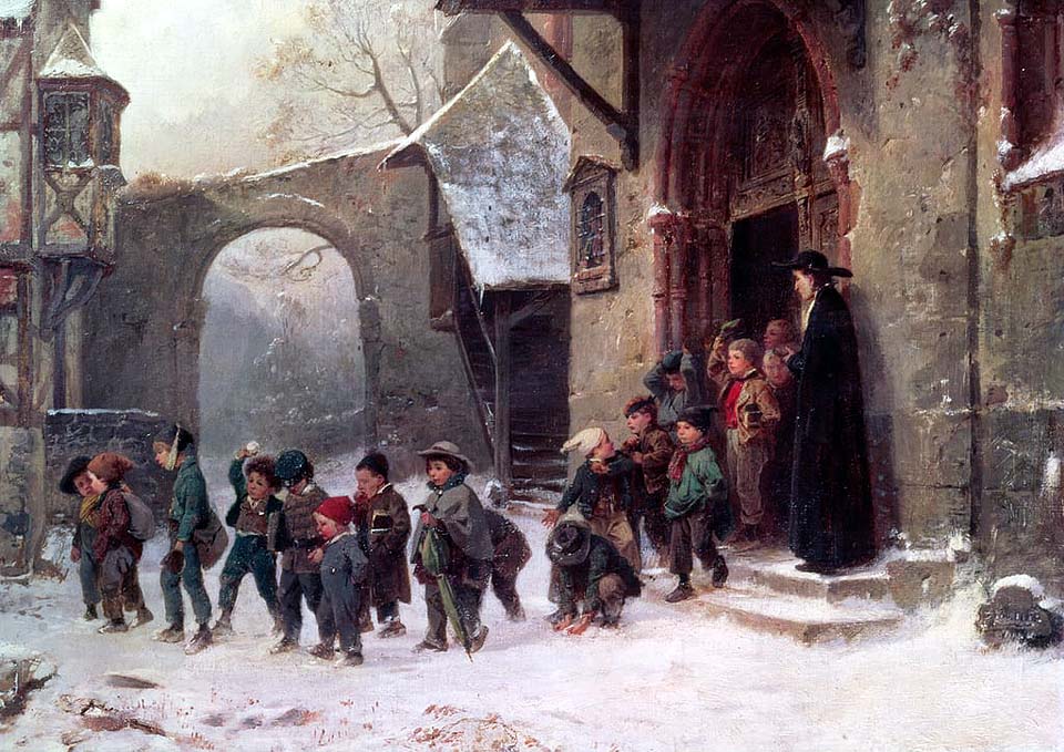 Après l'école - 1853