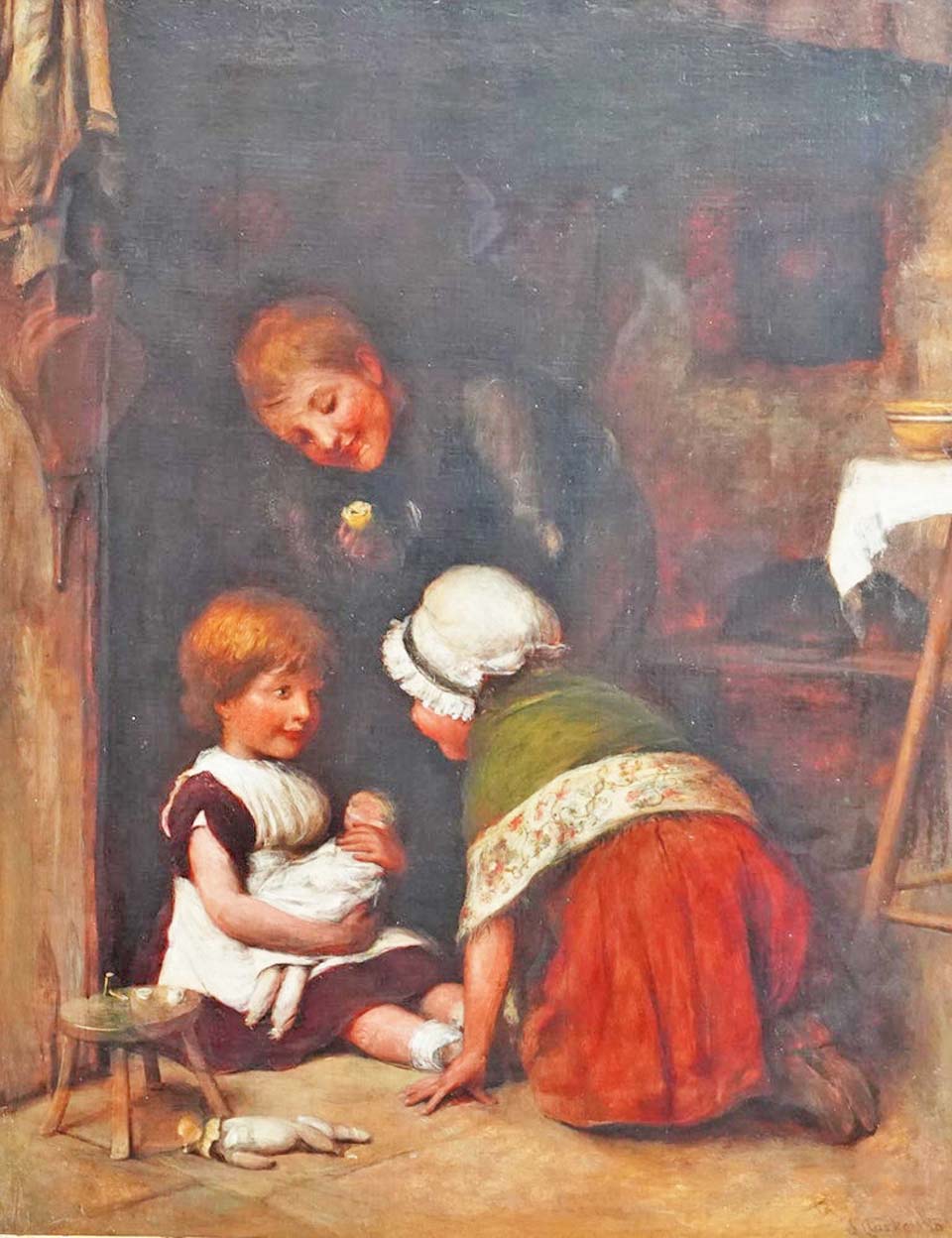 Portrait of children at play