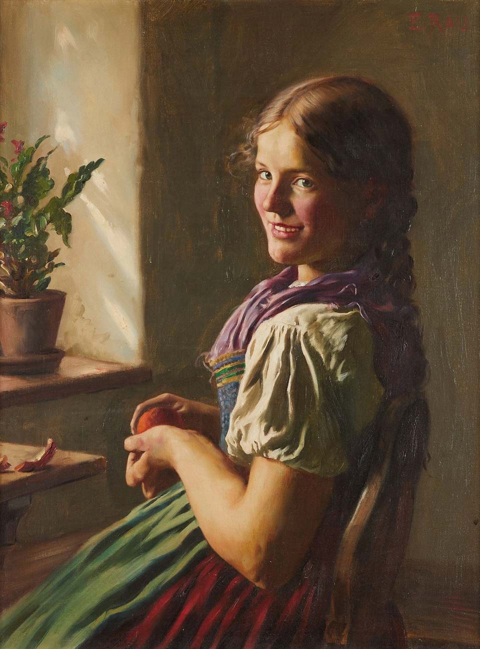 Girl by the window