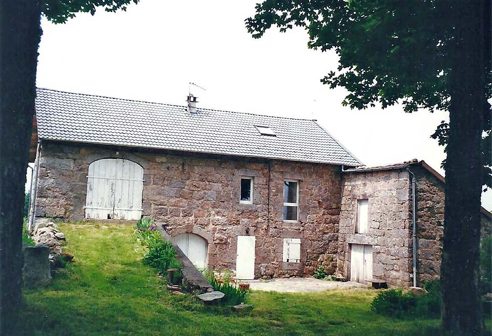 la maison de ma mère à La Crouzette (La Naute) en juin 2001
