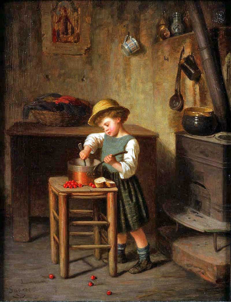 The young cook