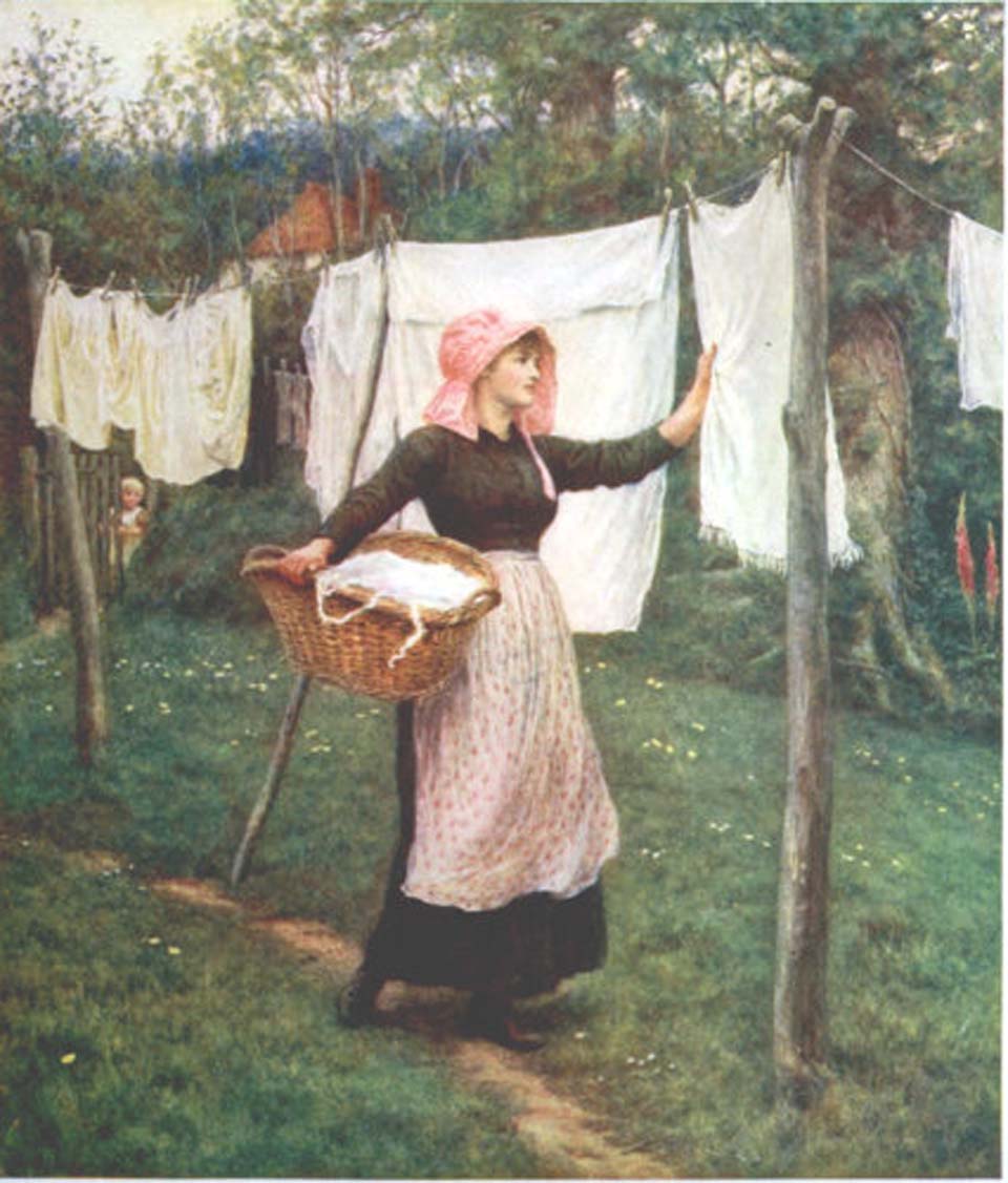 Drying clothes