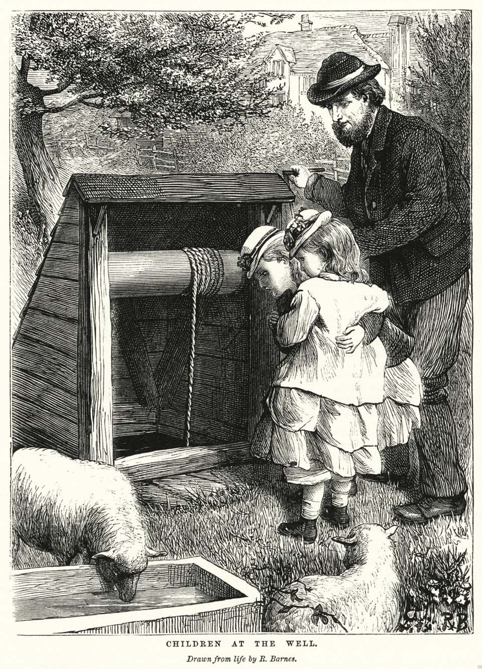 Children at the well