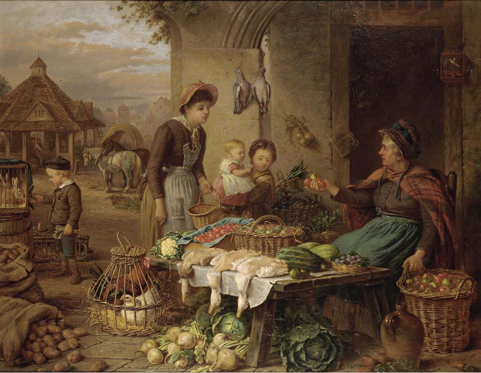 A market stall