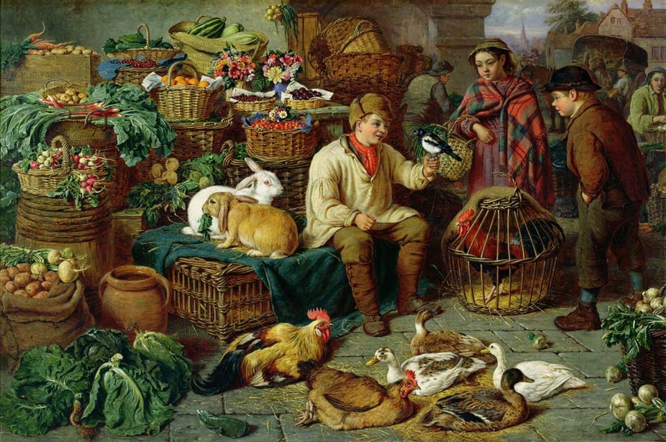 Market scene