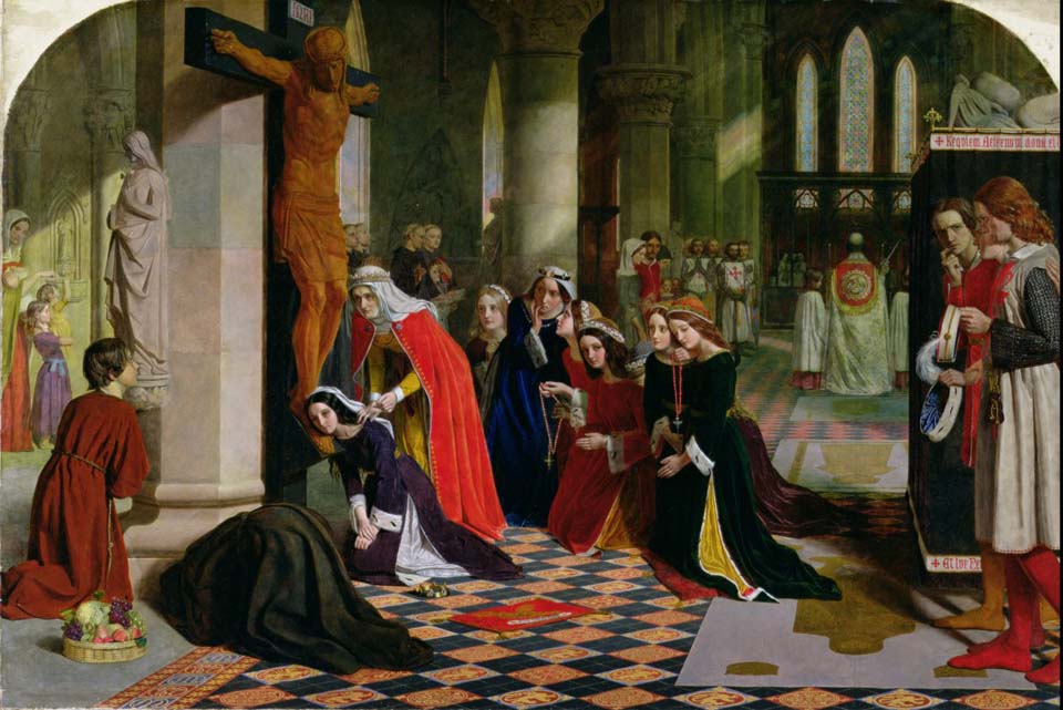 The renunciation of Queen Elisabeth of Hungary, 1850