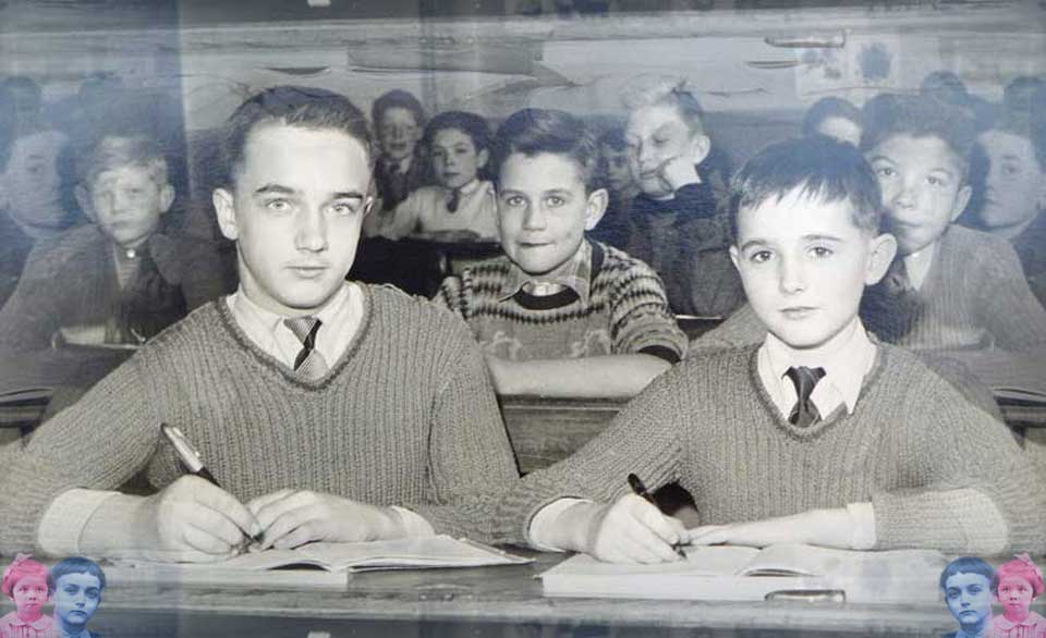 René en 3e au Cours complémentaire Bignon en 1955