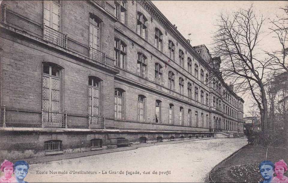 René à l'Ecole normale d'instituteurs Auteuil en 1957-1962