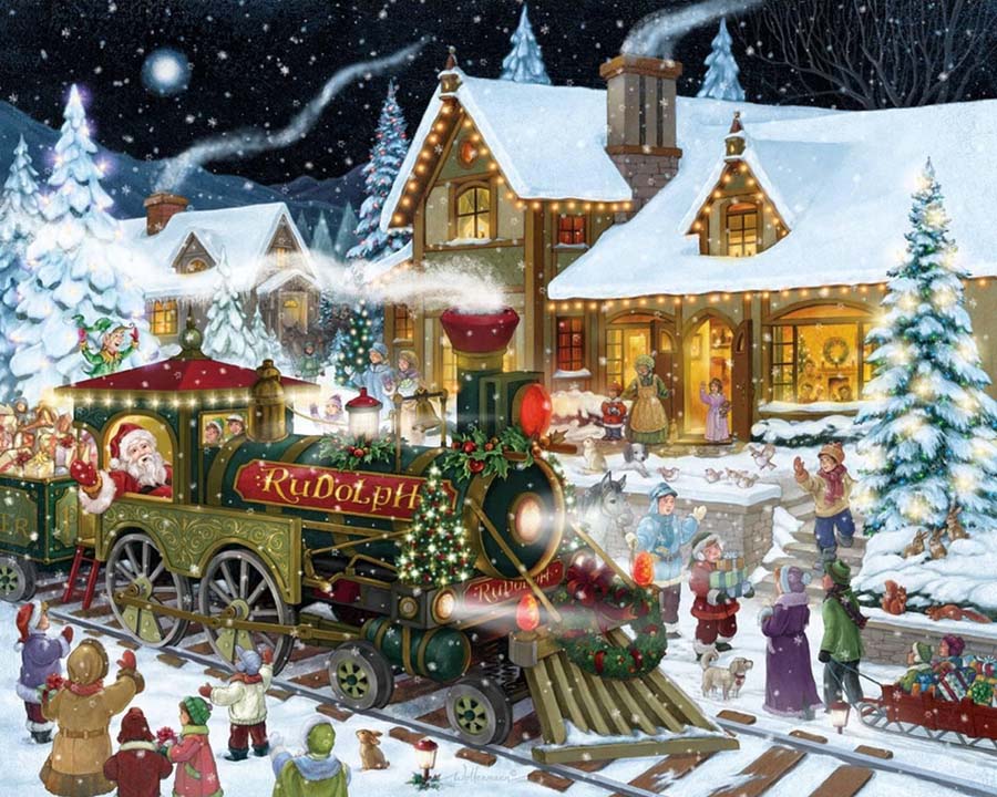 Le train du Père Noël