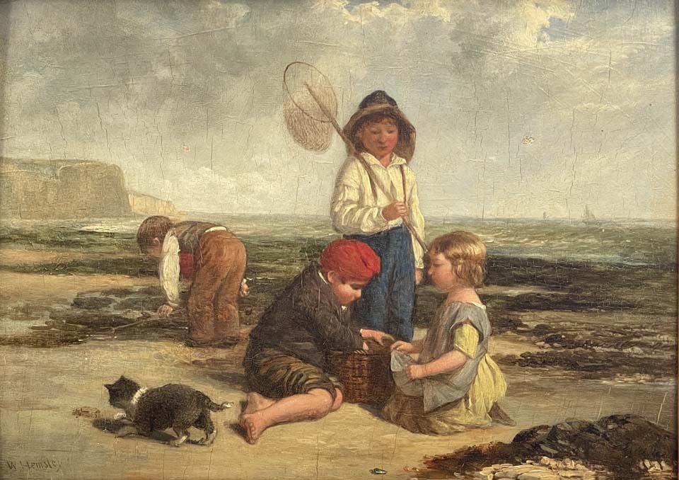 Children at the beach