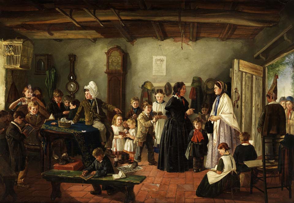 Charles Hunt visit the classroom - 1859