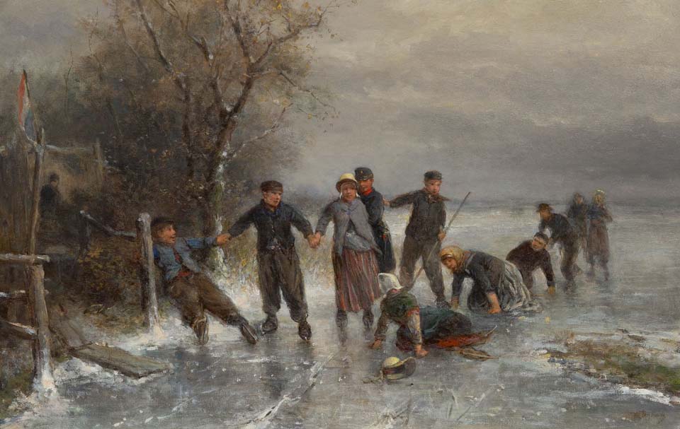 A fall on the ice