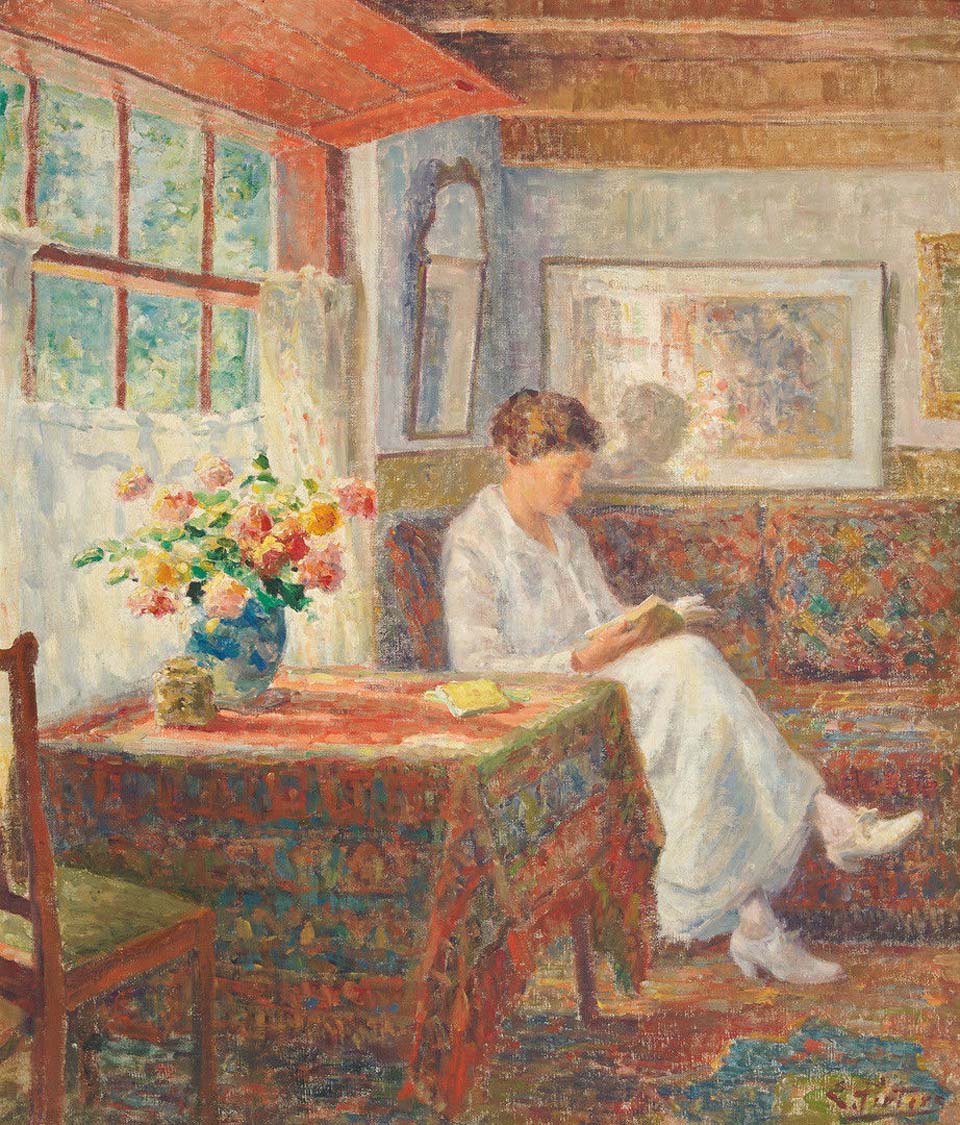 Woman reading