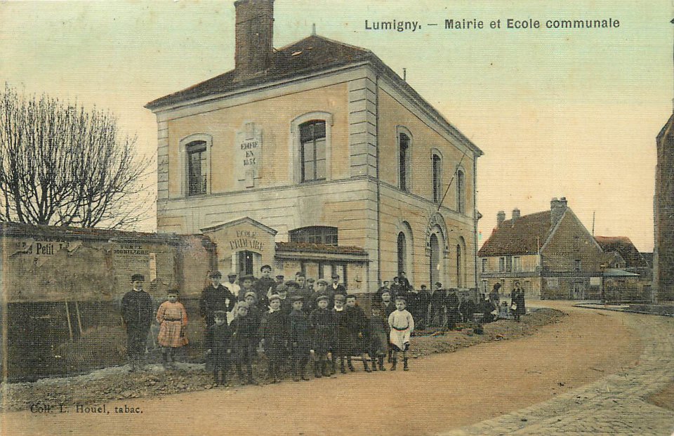 Mairie et école communale de Lumigny
