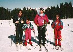 ( 4 skieurs )