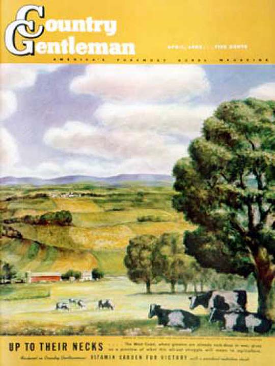 1942-04 Paysage agricole