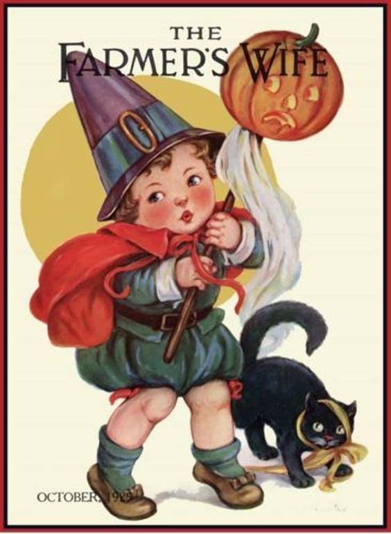 1929-10 Déguisé pour Halloween