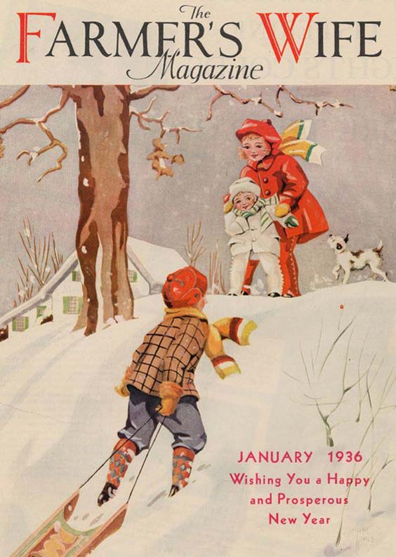 1936-01 Nouvel An à la neige