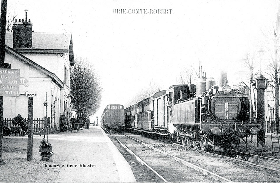 Brie-Comte-Robert, la gare, avant 1914