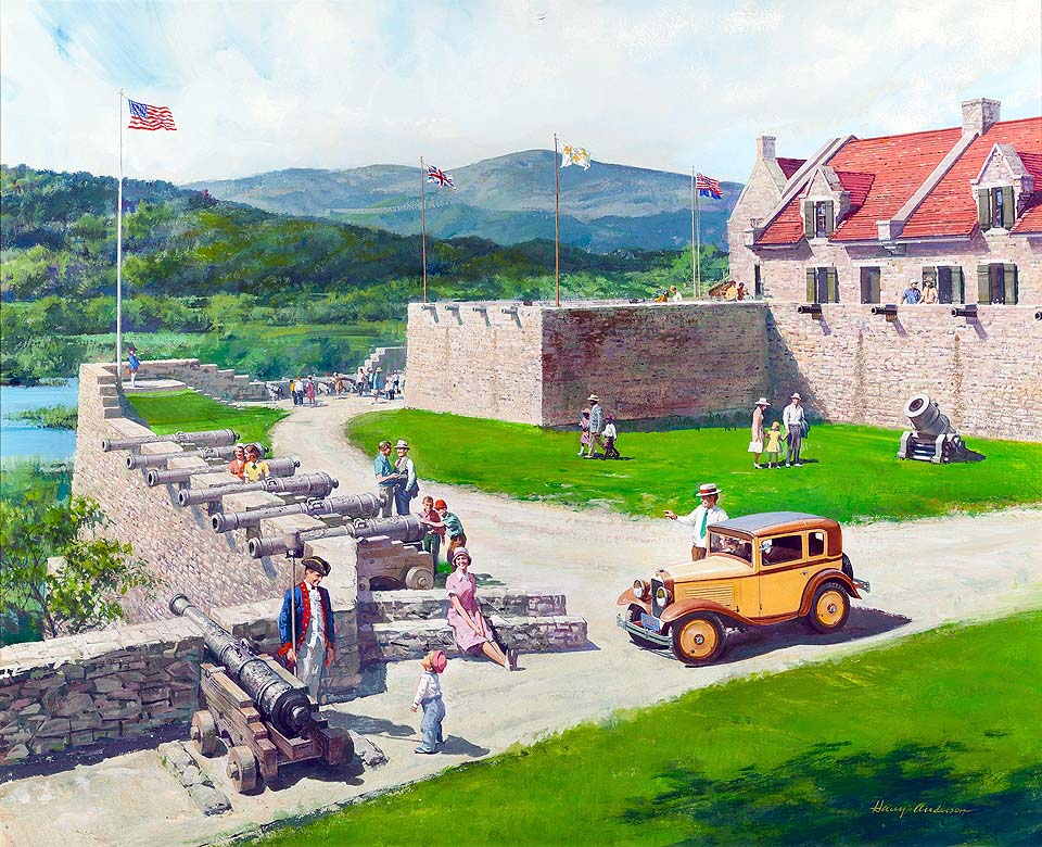 1930 Austin Bantam Coupe: Fort Ticonderoga, Ticonderoga, New York