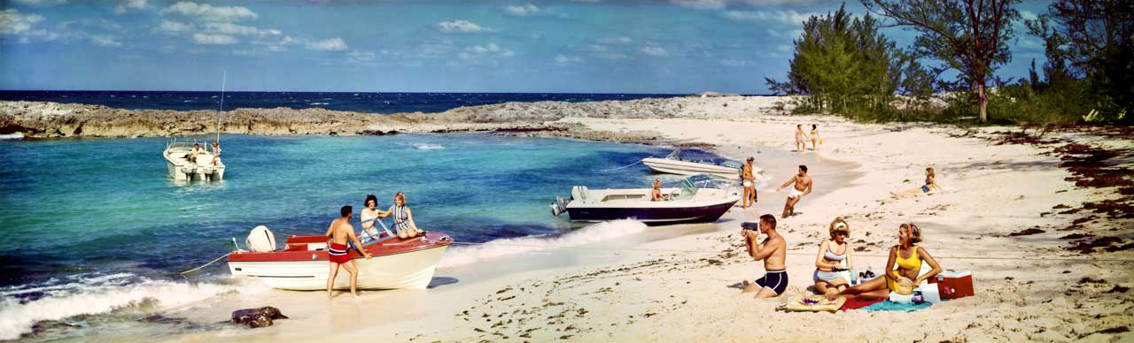 (La crique des Pirates) Paradise Island, Nassau, Bahamas - 1966 - Hank Mayer