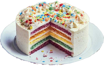 rainbow cake