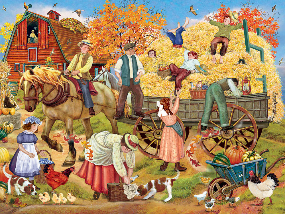 Early Settler Collection / Hitching Up For The Hayride