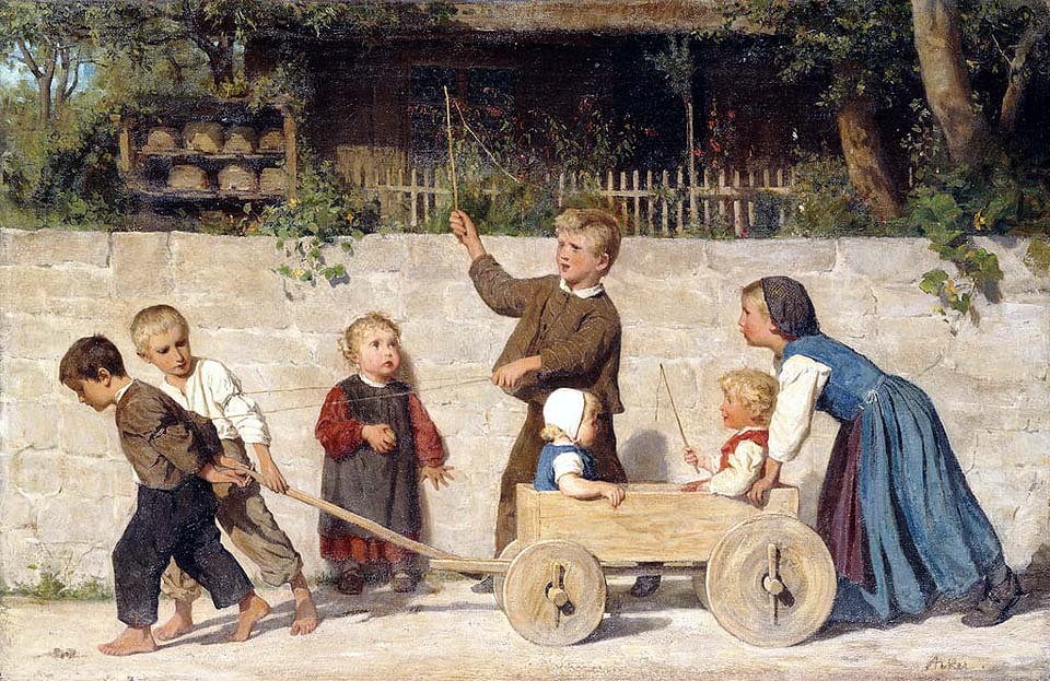 Equipe d'enfants - 1868