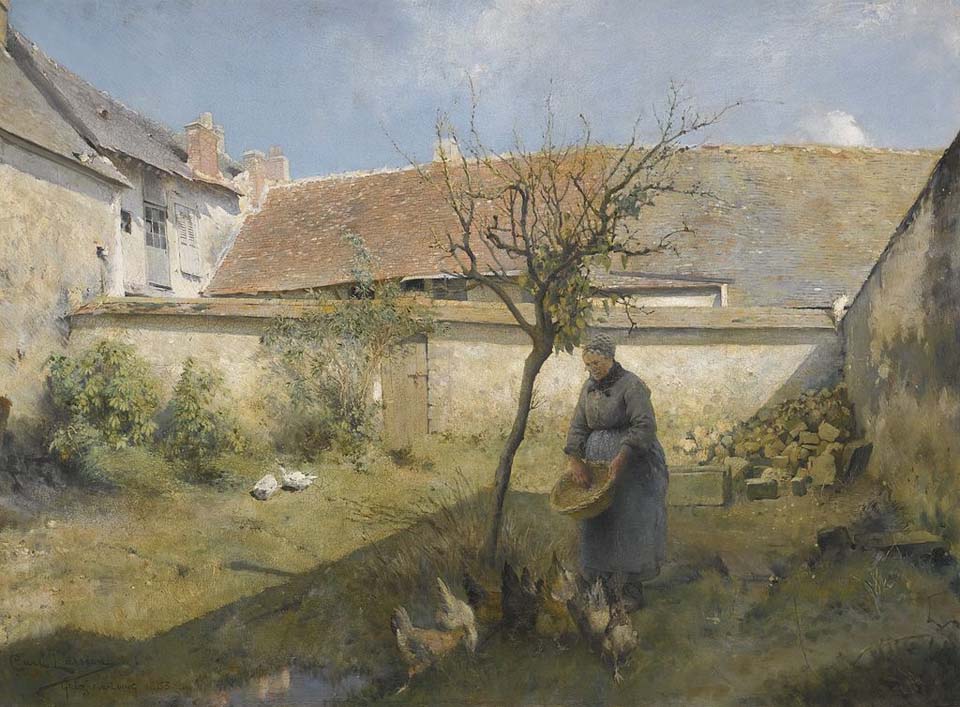A la campagne (à Grez-sur-Loing) - 1883