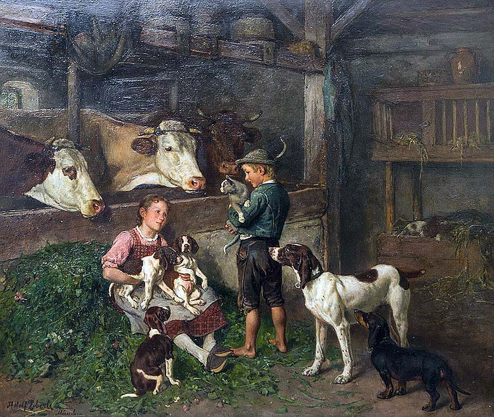 The little ones on the farm