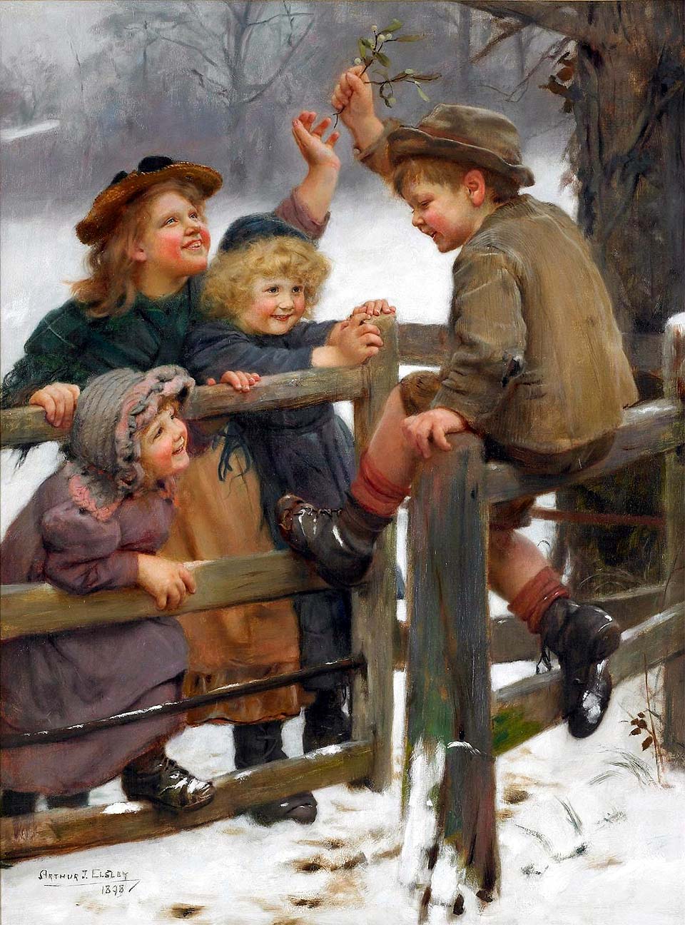 Le gui porte-bonheur - 1878