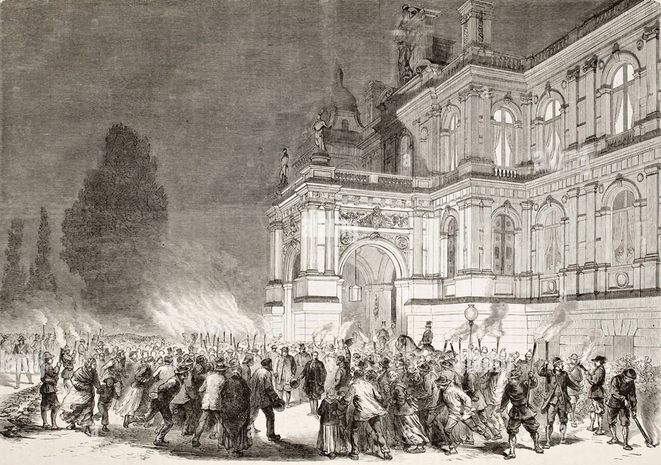 Napoléon III au départ de Château-les-Ferrières