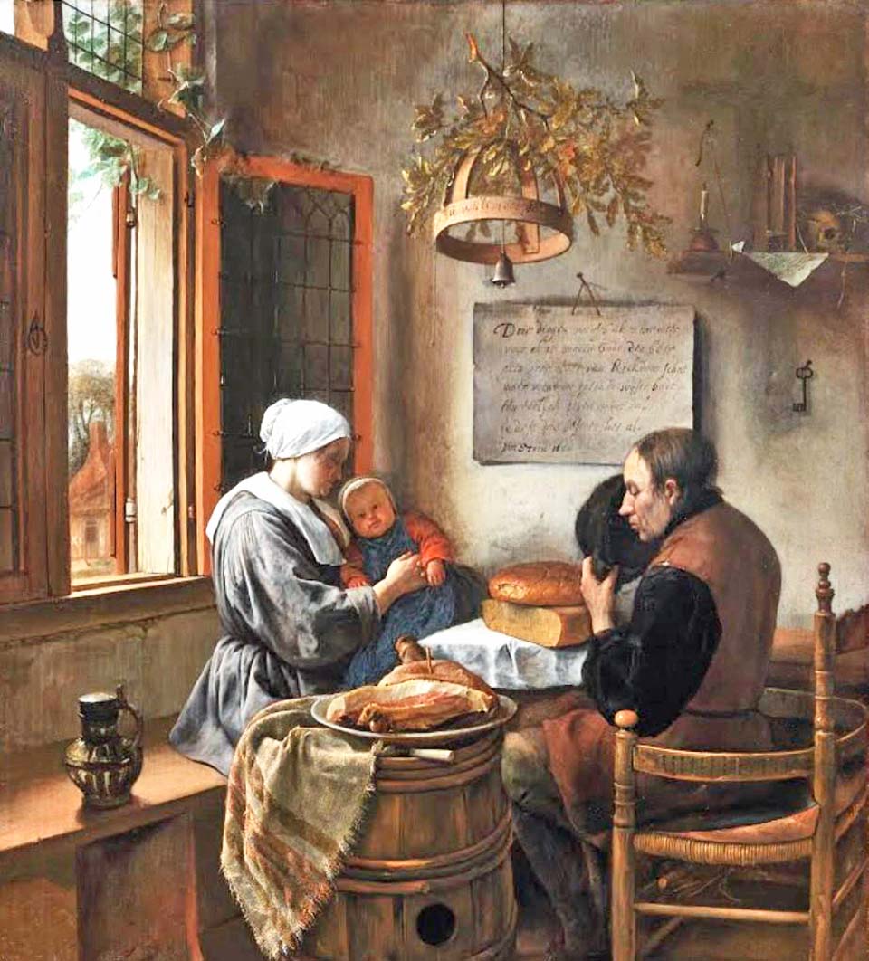 Prière avant le repas - 1660