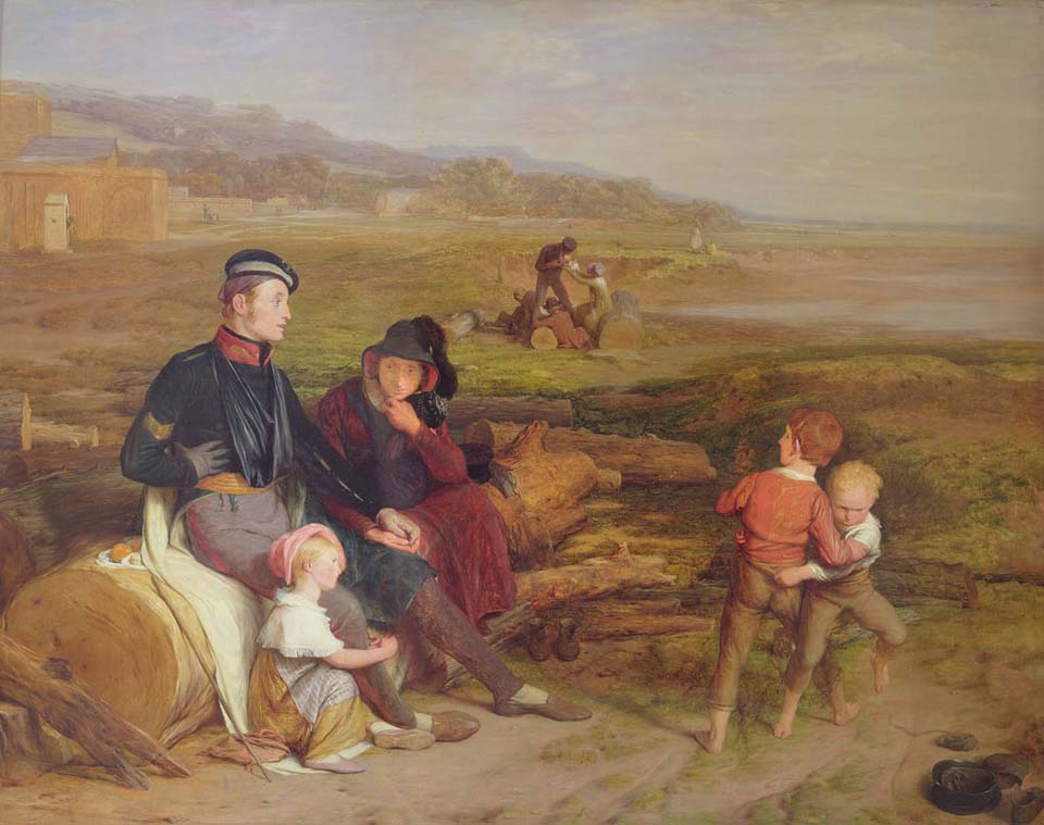 The convalescent from the battle of Waterloo