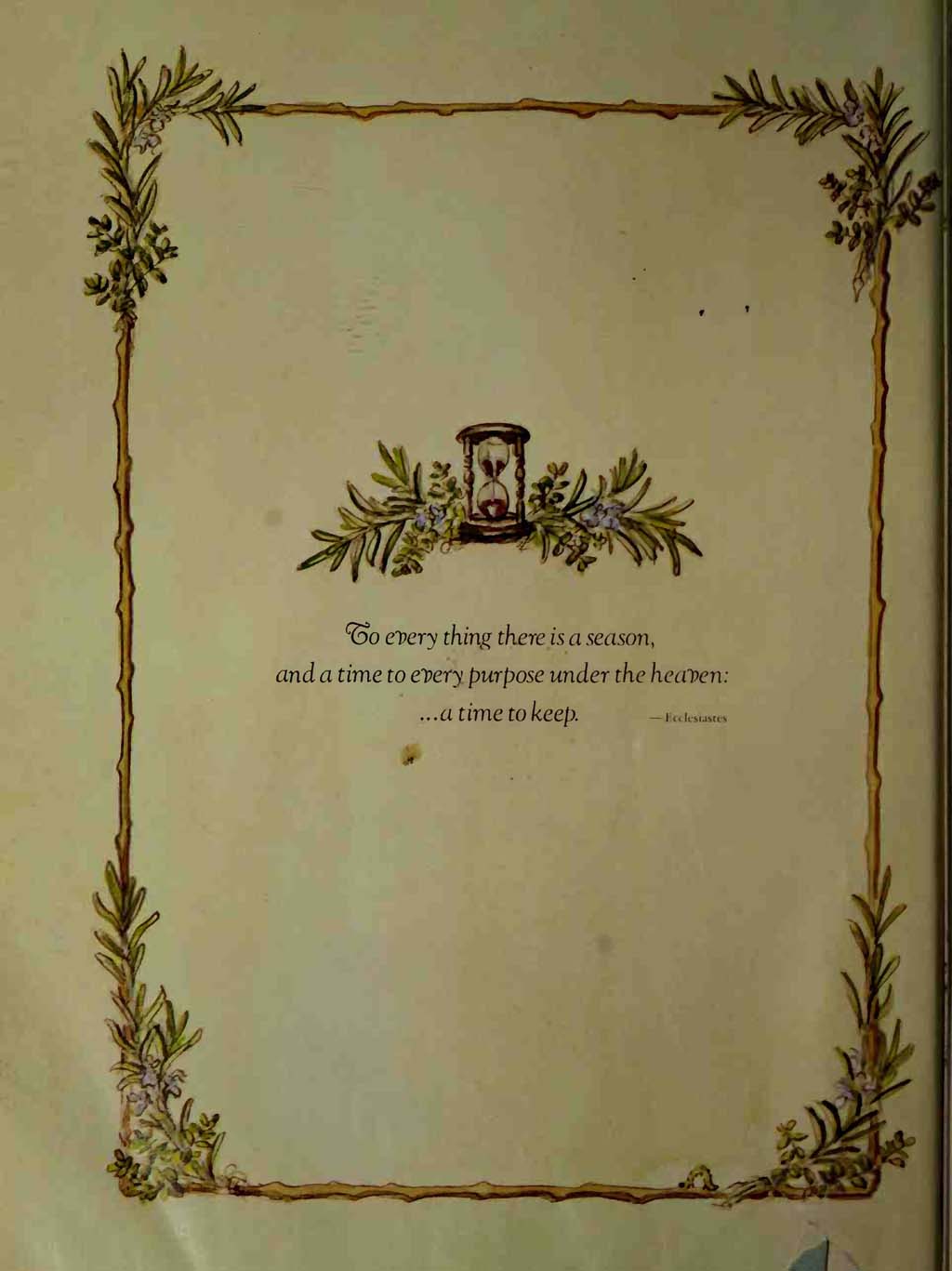 A time to keep by Tascha Tudor
