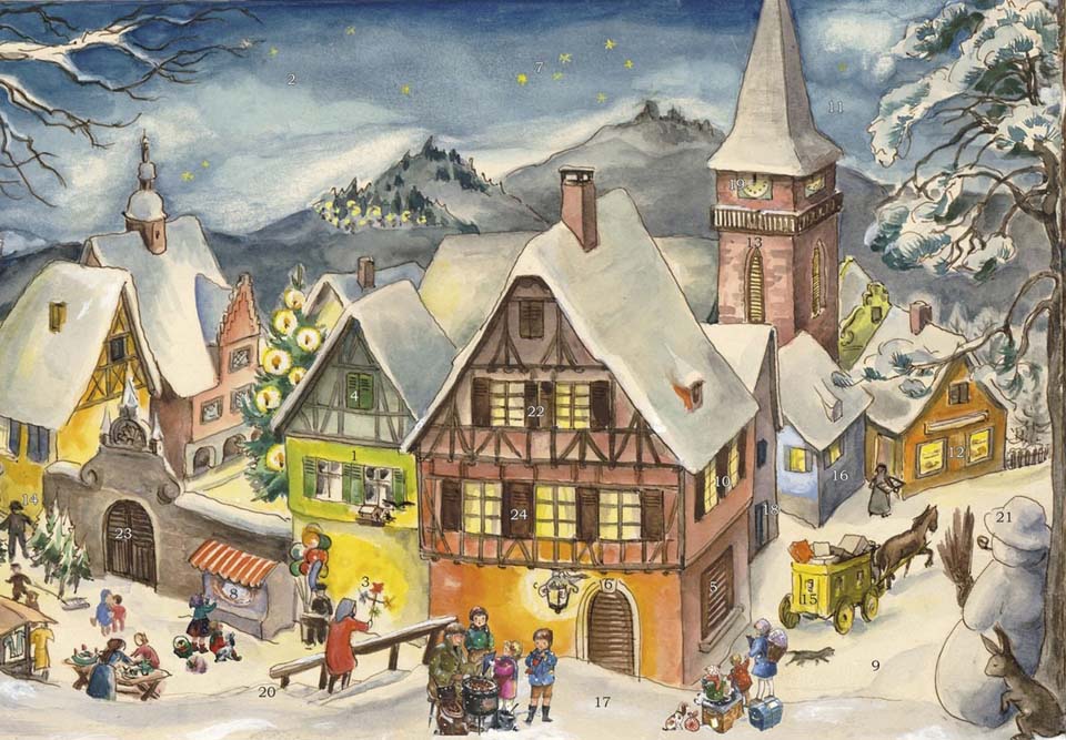 Snowy village