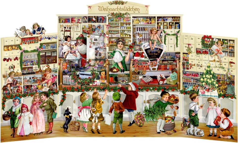 The tiny Christmas shop pop up 3D