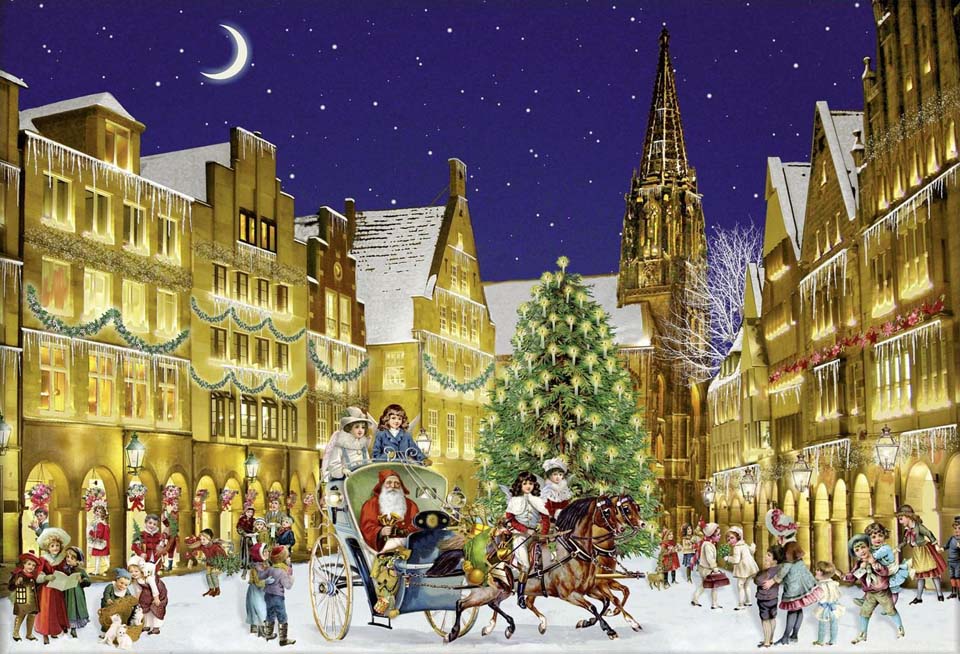 Town at Christmas