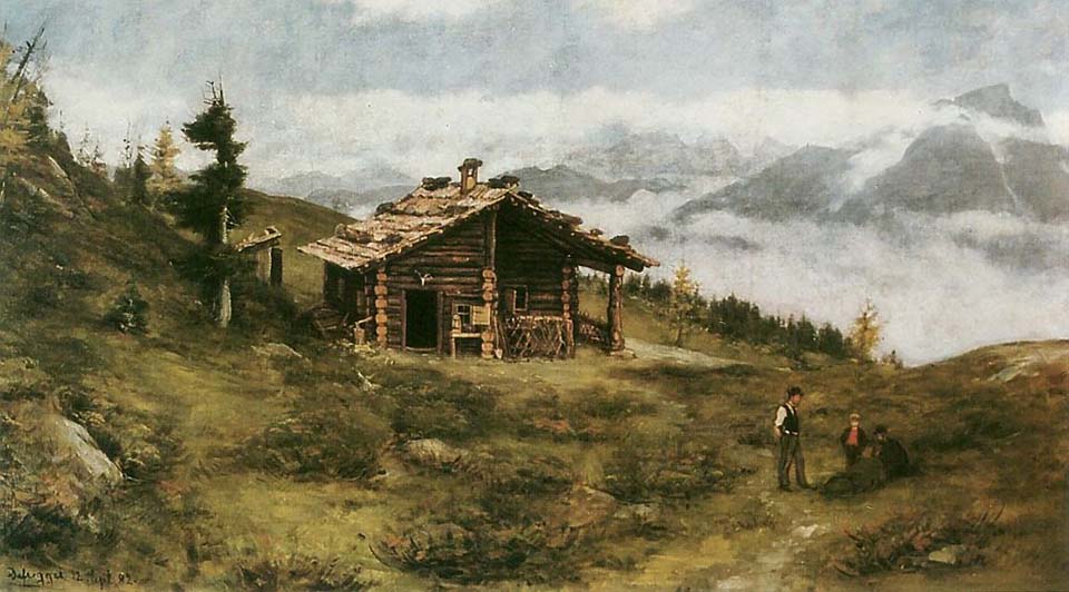 Alpine landscape of the Ederplan