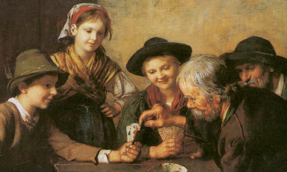 Card players - detail