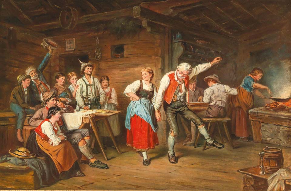 Grandfather's dancing lesson