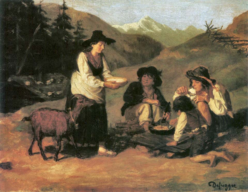 The shepherds meal