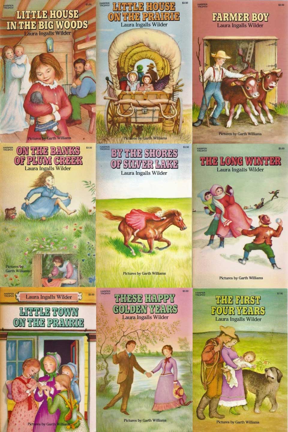 livres de Laura Ingalls Wilder