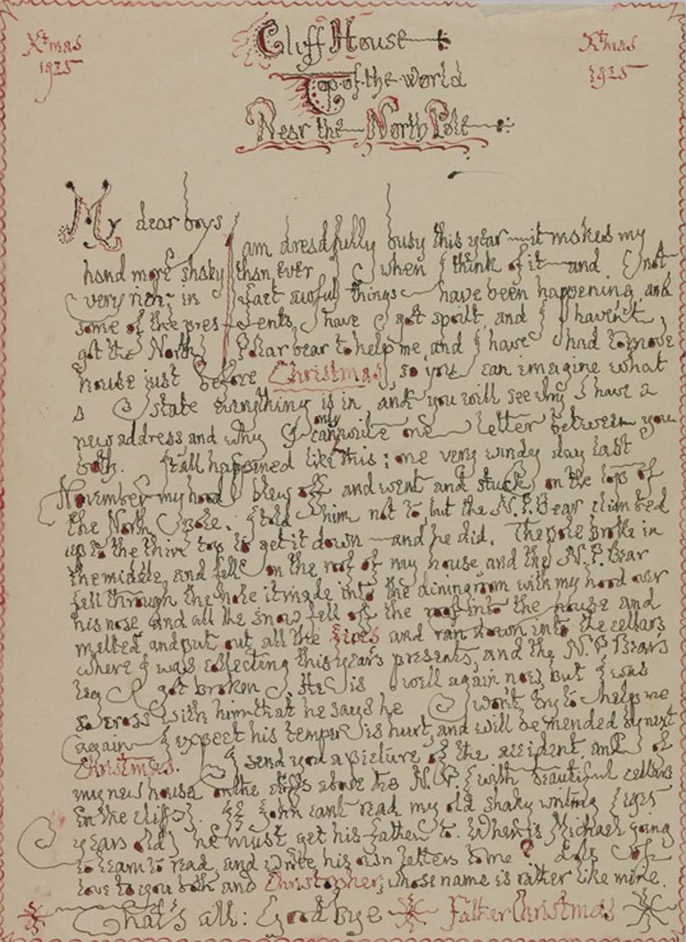 Les Lettres du Père Noël Tolkien