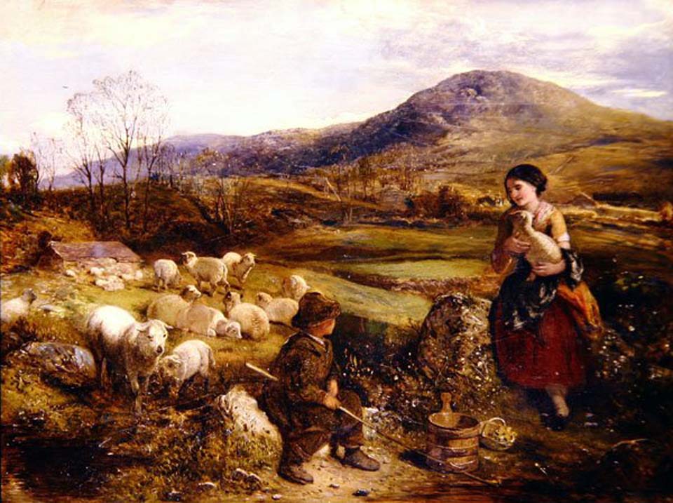 Young shepherdess