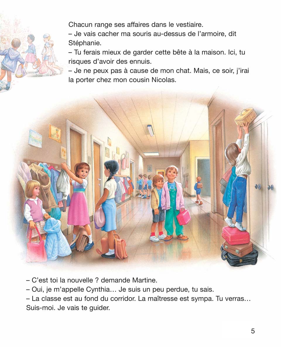 Martine à l'école