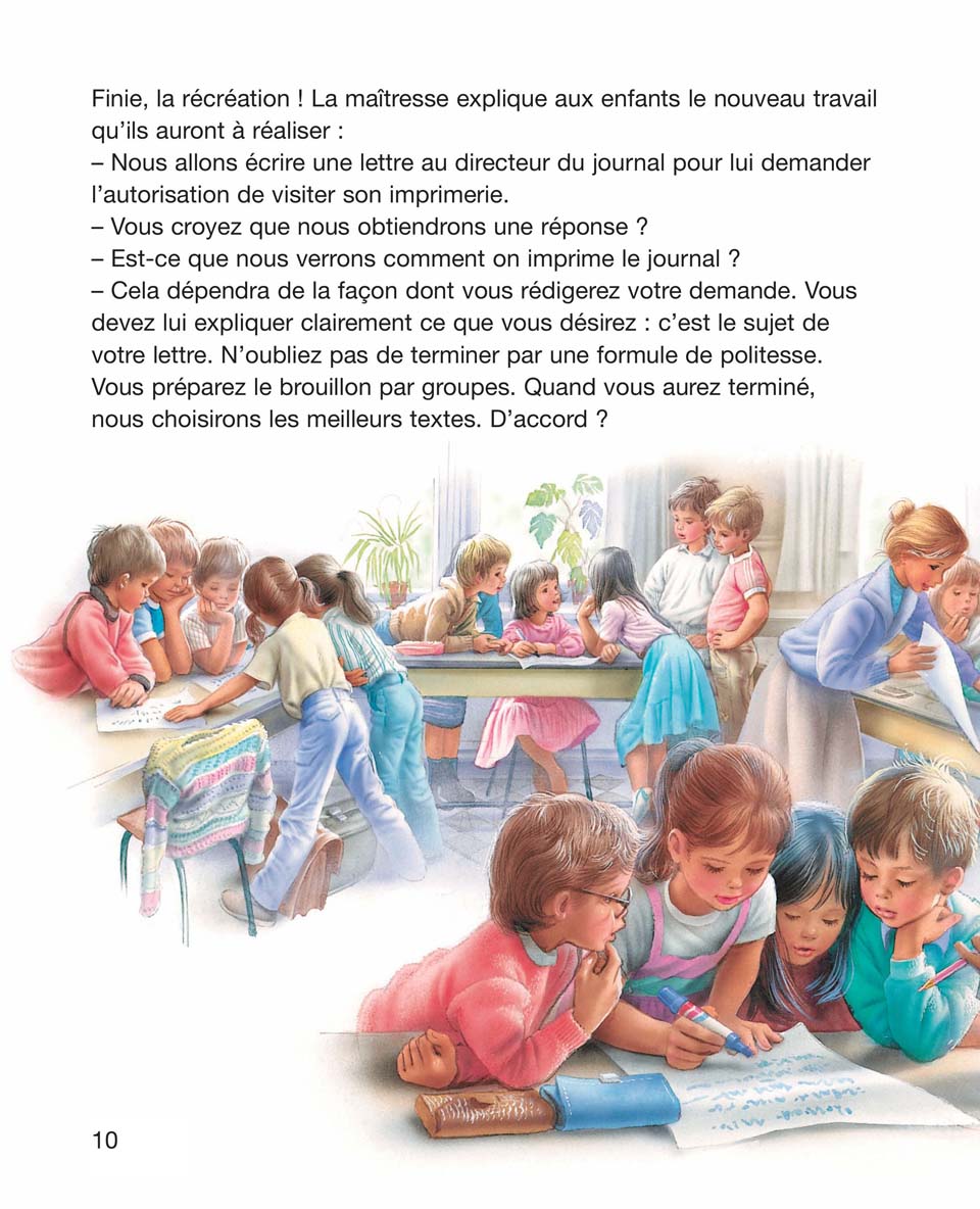 Martine à l'école