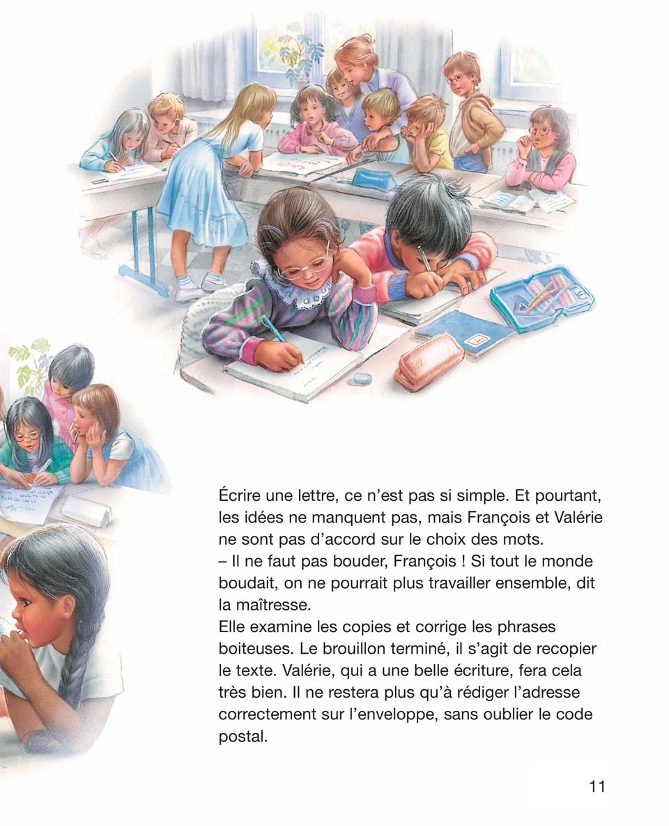 Martine à l'école