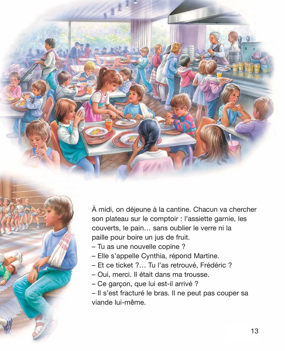 Martine à l'école