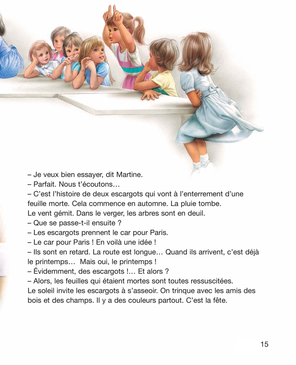 Martine à l'école